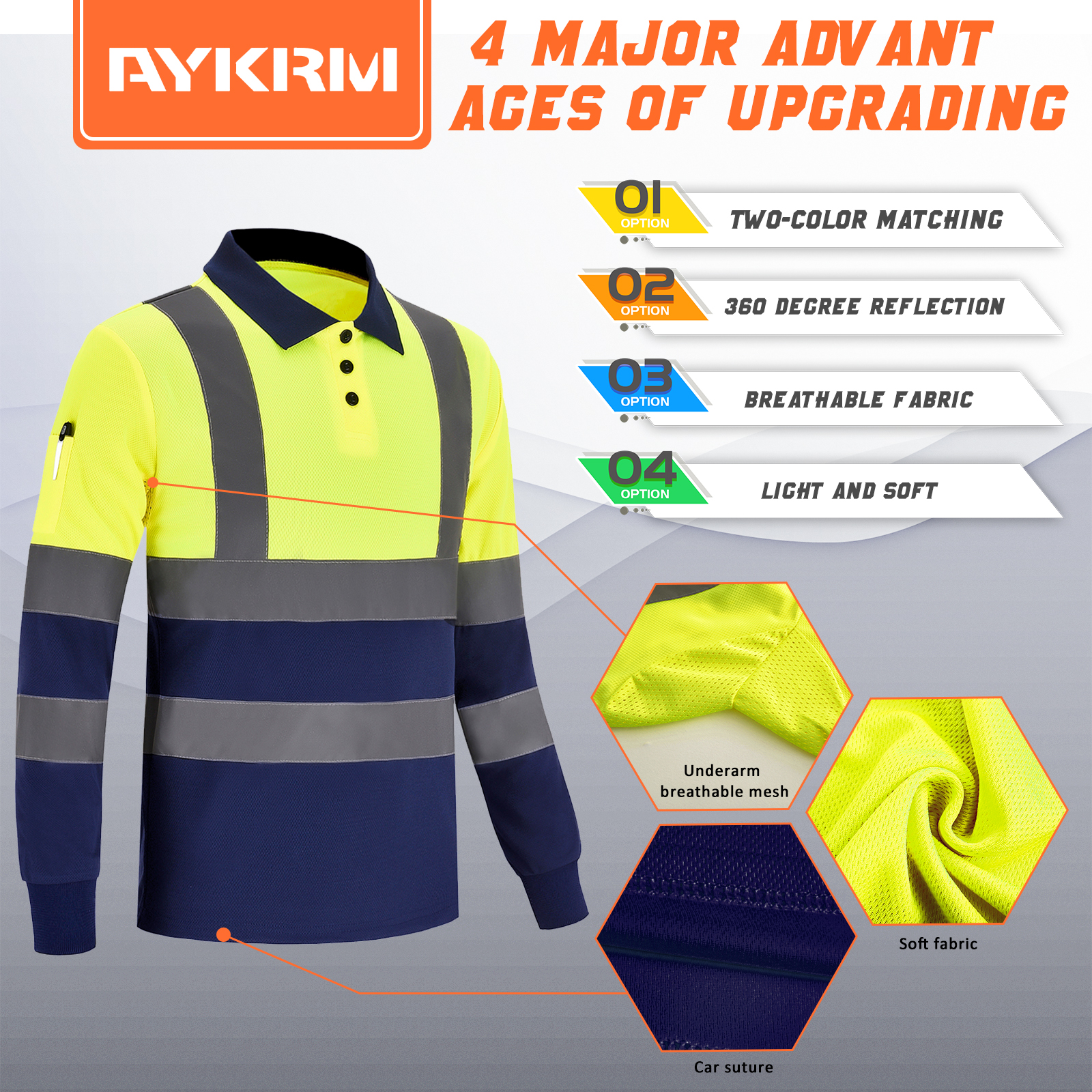 class 3 high visibility shirts
