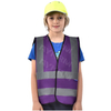 AYKRM Visibilité Haute Viete de sécurité pour enfants, gilet de sécurité des tout-petits, gilet réfléchissant Kids, Toddler Construction Vest ， Children Hi Vis Vest （AW6B-002-KIDS）