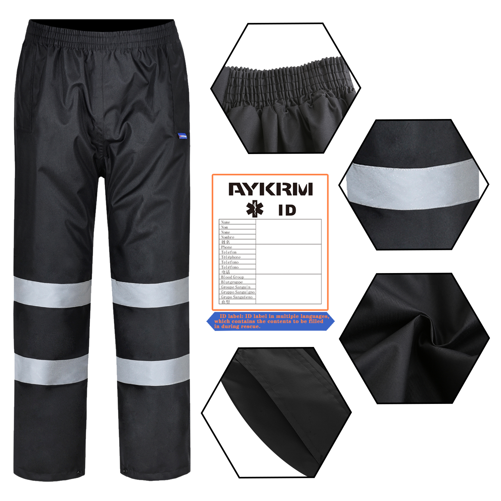 rain pants for men waterproof
