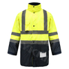 Aykrm High Visibility Safety Jackets for Men 5 in 1 Hi Vis Reflective Winter Jacket Waterproof Coat (AC1-012)