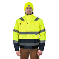 Aykrm hi vis safety jacket for men, Reflective high Visibility Hooded ...