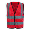 Chaleco de seguridad de Aykrm- reflectantes, personalizados, a saber, chalecos de logotipo de logotipo de alta visibilidad para protección laboral y seguridad con tiras de advertencia （AW6B-002）