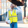 Aykrm Reflective Safety Vest for Women Men High Visibility Security With Pocket Zipper （AW6B-011）