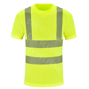 YKRM Safety High Visibility Long Sleeve Construction Work Shirts Class 3 Workwear | Hi Vis Shirt (APT1-001)