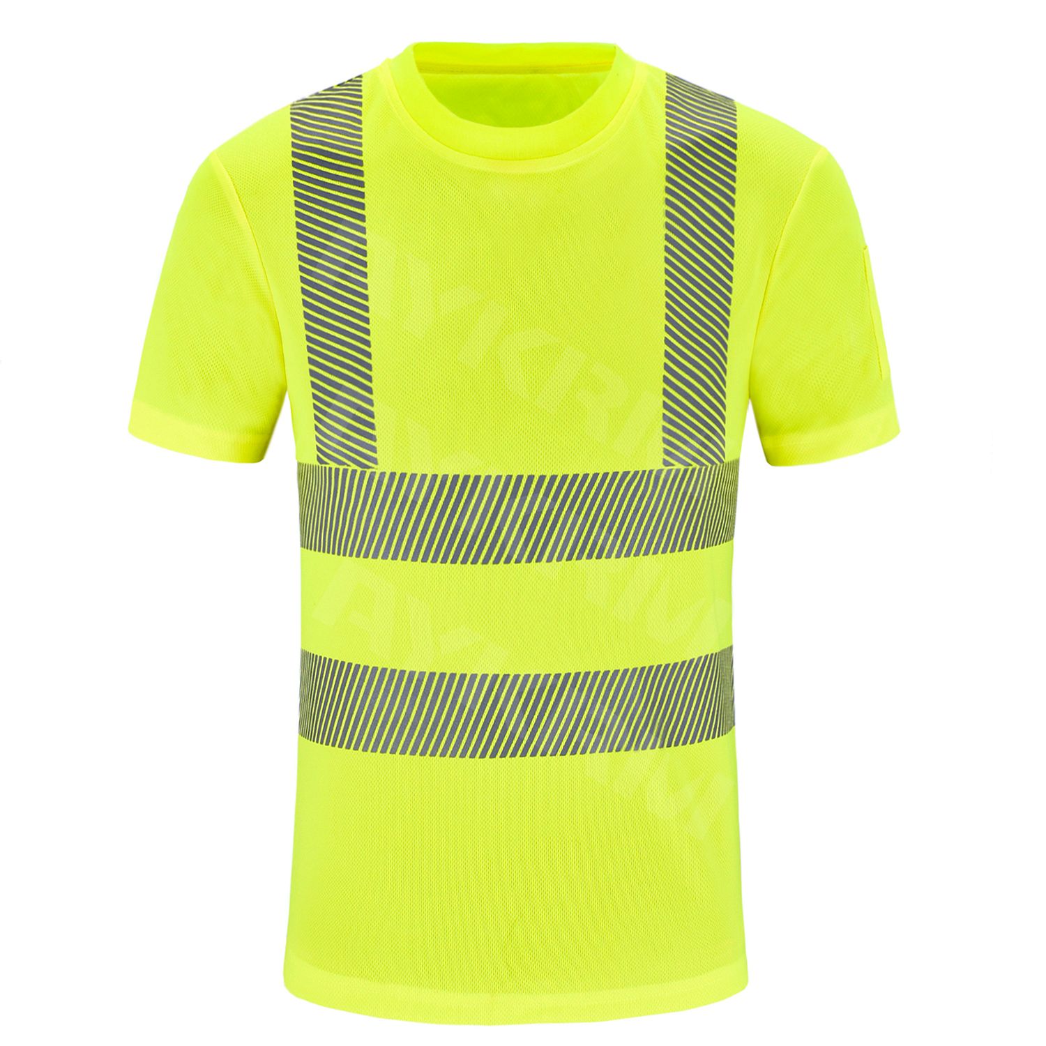 YKRM Safety High Visibility Long Sleeve Construction Work Shirts Class 3 Workwear | Hi Vis Shirt (APT1-001)