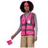Aykrm Women Mesh Hi Vis VIS VIS SEGURIDAD DE SEGURIDAD （AW6B-006）