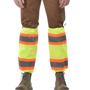 AYKRM High Vis Reflective Construction Gaiters Work Leg Gaiters （AT1-023）