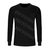 Aykrm Safety Shirt Long Sleeve Breathable Neon T Shirt for Work Warehouse Construction （APT3-014）