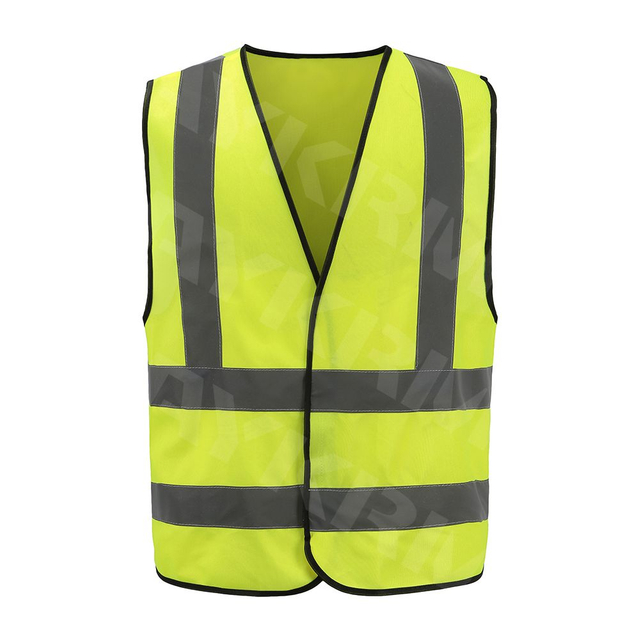 Aykrm sikkerhet vest- reflekterende, personaliserte hei viz vester med tilpasset logo- høy synlighet veste for arbeidsbeskyttelse og sikkerhet- med advarselsstrimler （aw6b-002）