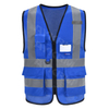 AYKRM LOGO personalizzato personalizzato Stampato ad alta visibilità ad alta visibilità 2 gilet di sicurezza per costruzioni a due toni （AW6B-003）