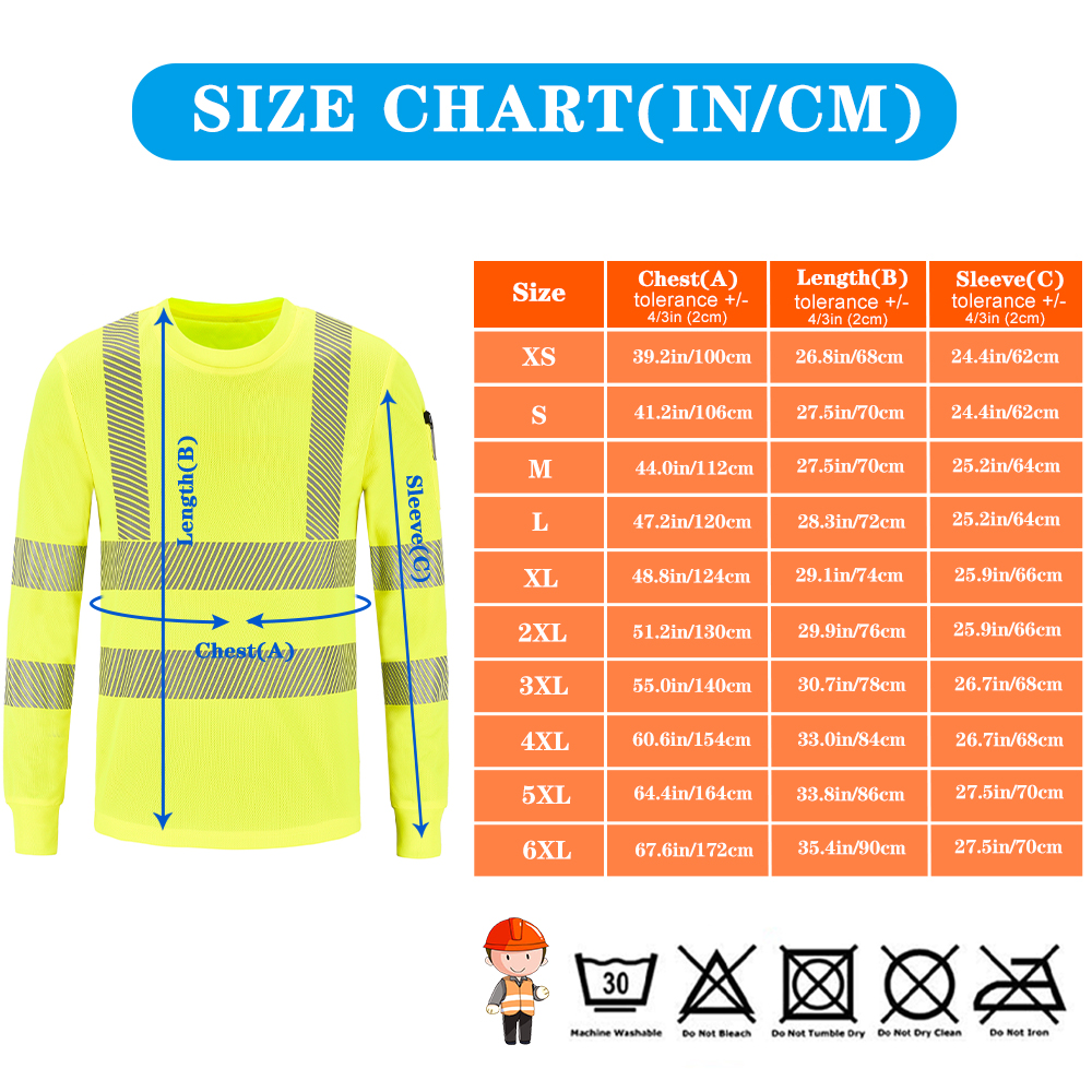 camisas de construcción