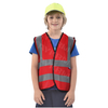 AYKRM Visibilité Haute Viete de sécurité pour enfants, gilet de sécurité des tout-petits, gilet réfléchissant Kids, Toddler Construction Vest ， Children Hi Vis Vest （AW6B-002-KIDS）