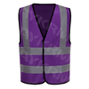 Chaleco de seguridad de Aykrm- reflectantes, personalizados, a saber, chalecos de logotipo de logotipo de alta visibilidad para protección laboral y seguridad con tiras de advertencia （AW6B-002）