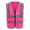 AYKRM LOGO personalizzato personalizzato Stampato ad alta visibilità ad alta visibilità 2 gilet di sicurezza per costruzioni a due toni （AW6B-003）