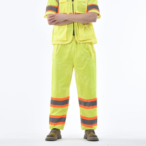 Aykrm High Visibility Two Tone Reflective Lightweight Mesh Over Pants Hi Vis Cargo Safety Work Pants (AT1-021)