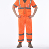 Aykrm High Visibility Reflective Traffic Safety Unisex Adult Class E Two Tone Work Mesh Pants (AT1-022)