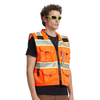 AYKRM Heavy Woven Two Tone Engineer High Vis Reflective Work Construction Cotton Surveyor Safety Vest （AW8M-007）
