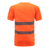 AYKRM High Viz Tee Shirt 2 Band Brace Work Round Neck T-Shirt Breathable