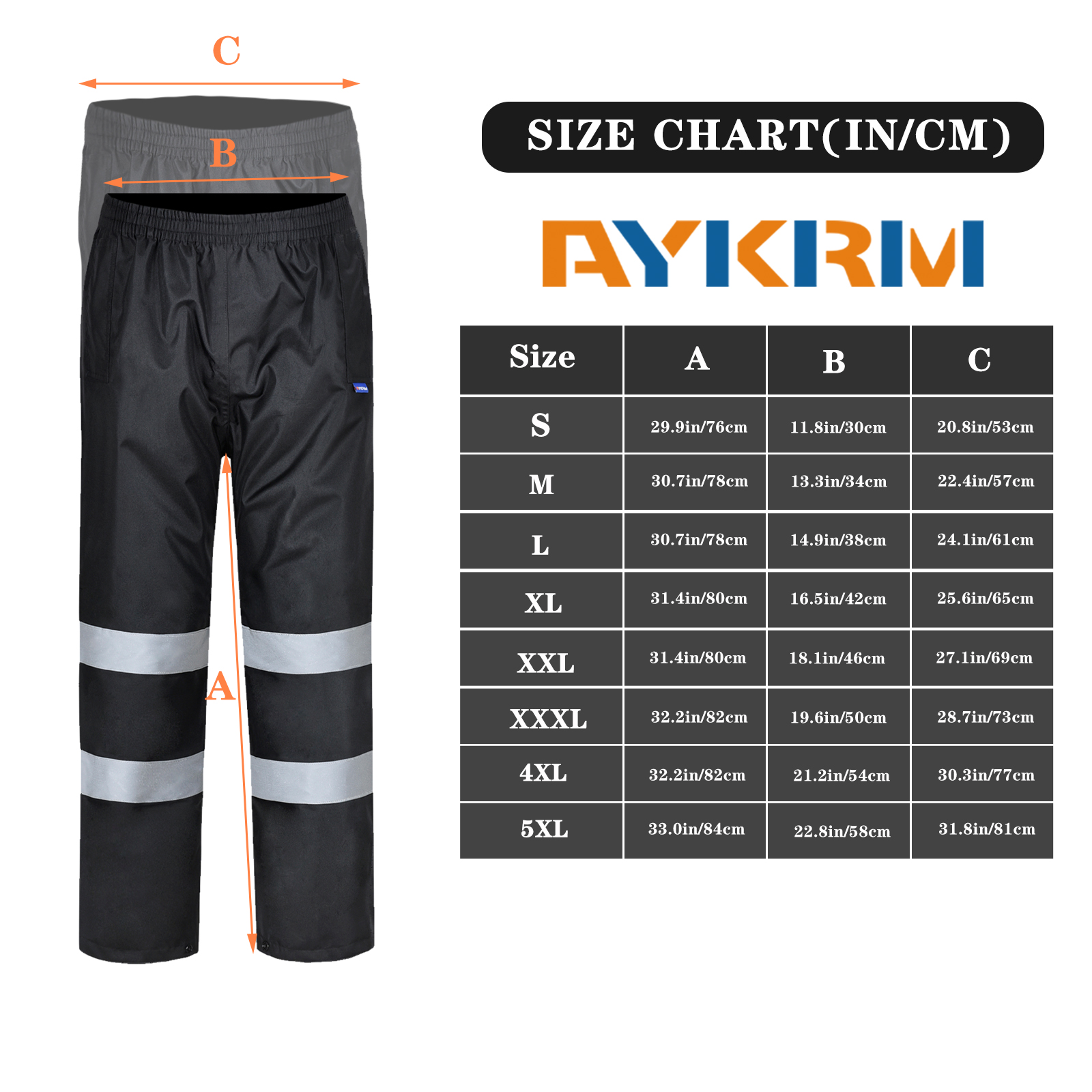 reflective pants