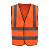 Chaleco de seguridad de Aykrm- reflectantes, personalizados, a saber, chalecos de logotipo de logotipo de alta visibilidad para protección laboral y seguridad con tiras de advertencia （AW6B-002）