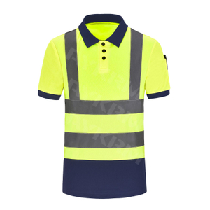  AYKRM Hi-Vis Viz Visibility Safety Work Polo Shirt Hi Vis Polo Shirt (APT8-001)