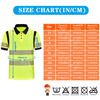 Aykrm High Vis Reflection Safety Polo Shirt, High Visibility Construction Work Short Sleeve Shirt (APT8-004)