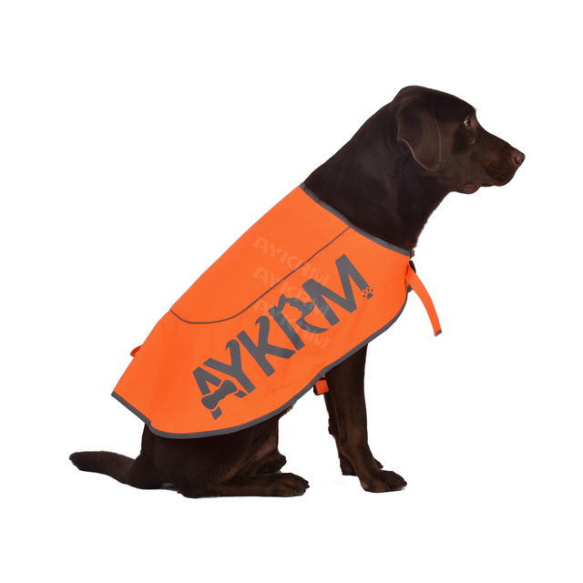 Aykrm Reflective Dog Vest,High Visibility Orange Dog Vest,Dog Safety Vest for Walking, Jogging Or Training